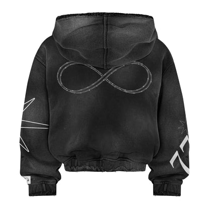 'Guard Your Dreams' Zip-Up (Black)