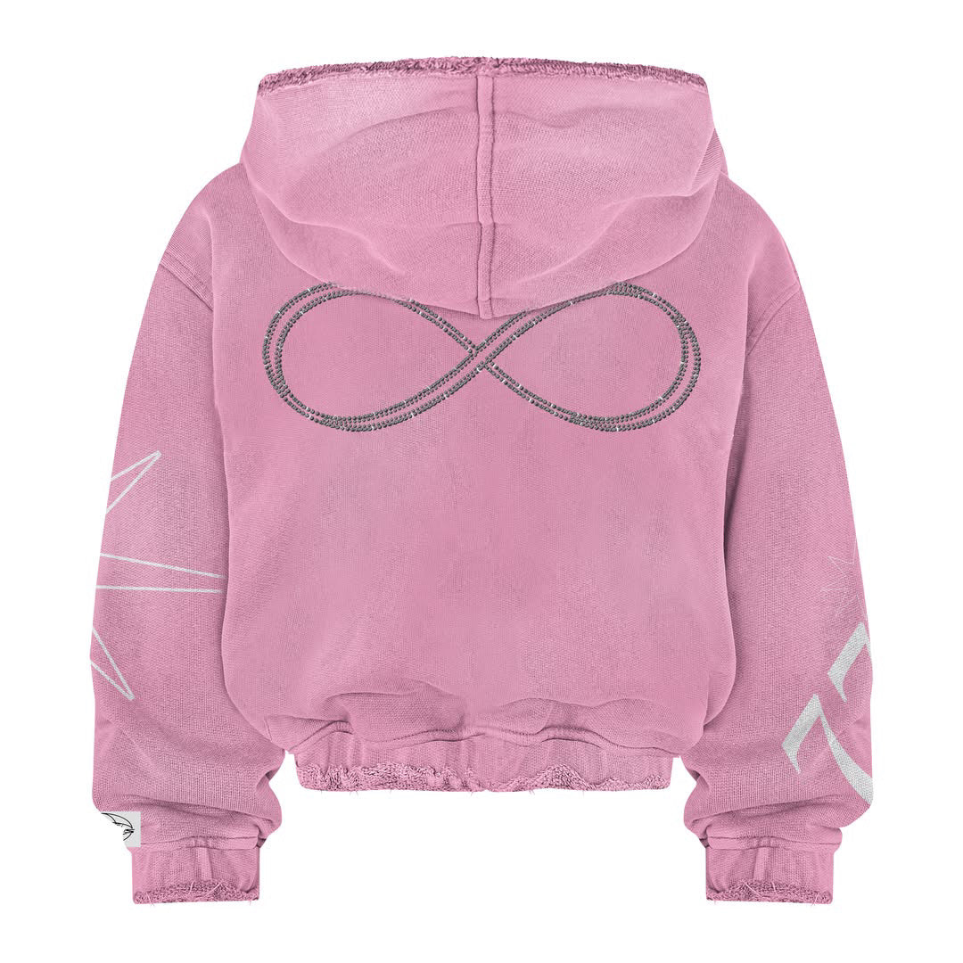 'Guard Your Dreams' Zip-Up (Pink)