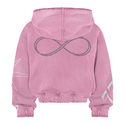 'Guard Your Dreams' Zip-Up (Pink)